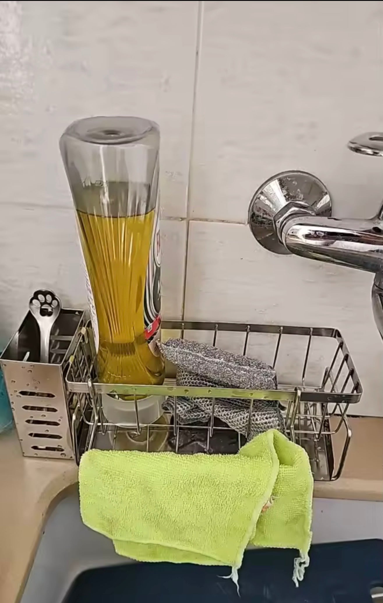 Stainless Steel Sink Organizer & Drain Rack