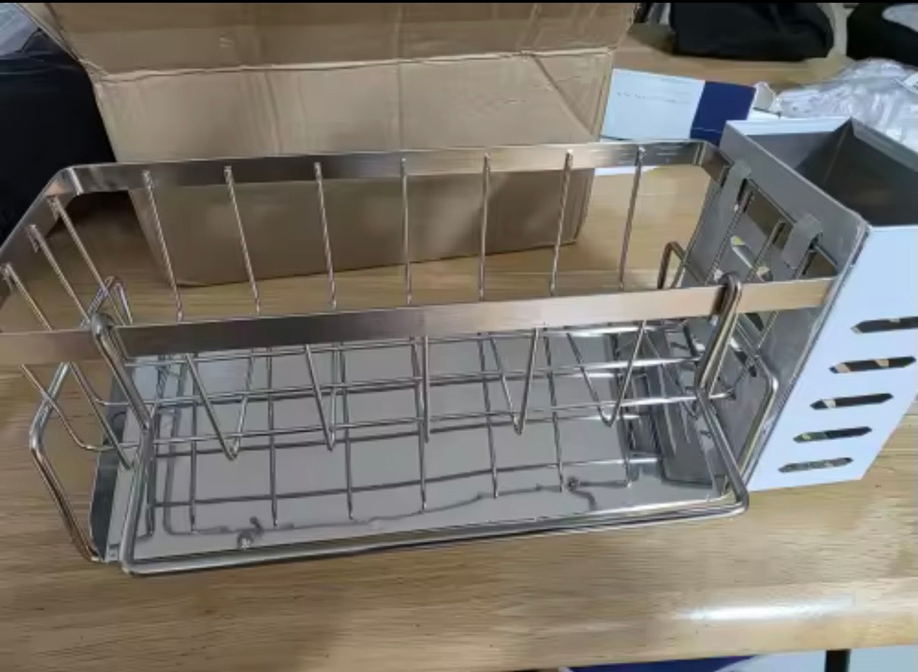 Stainless Steel Sink Organizer & Drain Rack