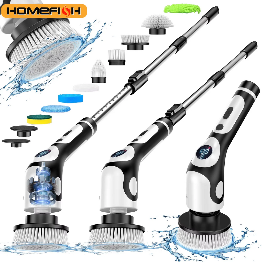 Electric Spin Scrubber - Multi-Surface Cleaning Brush