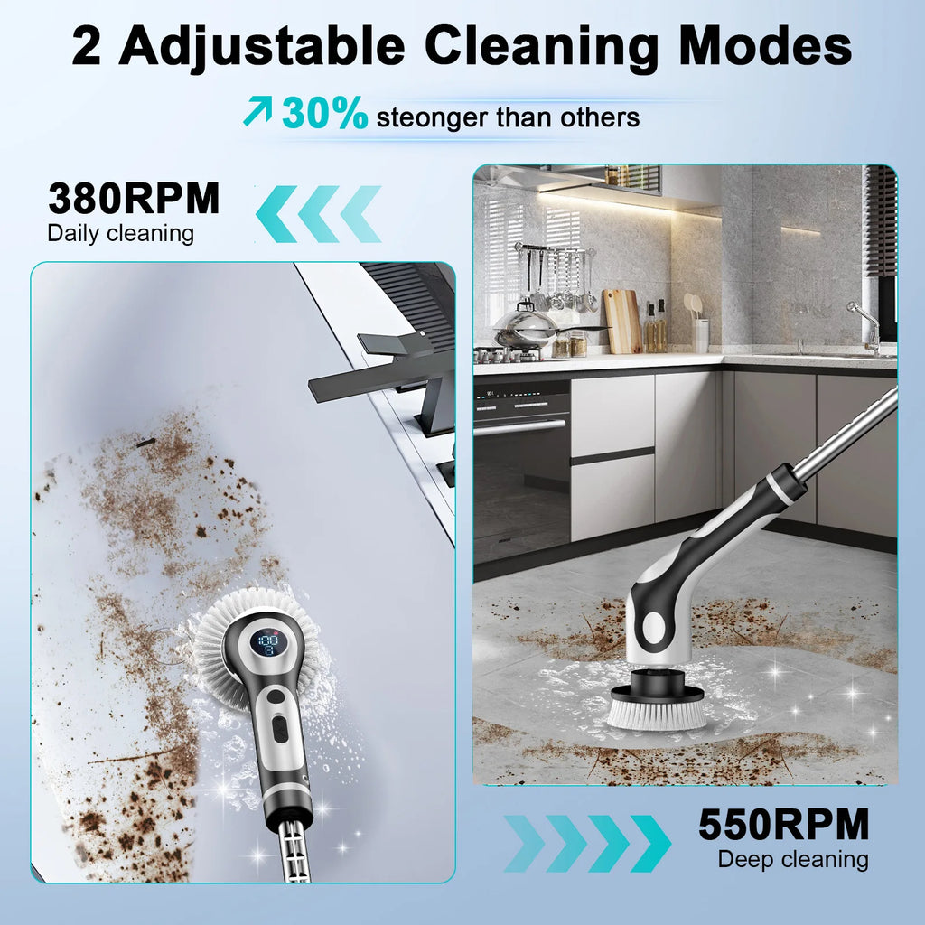 Electric Spin Scrubber - Multi-Surface Cleaning Brush
