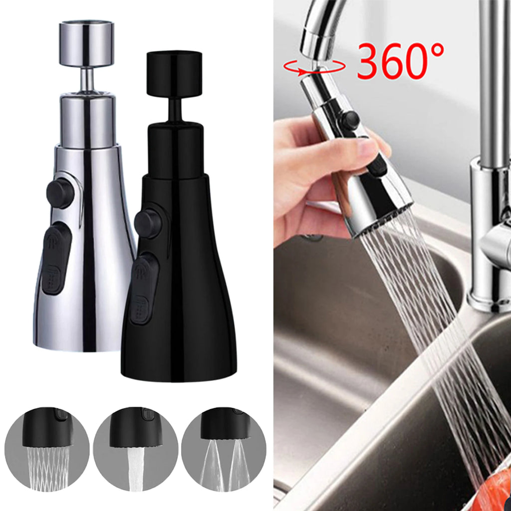 360° Faucet Extender – No Splash Sink Upgrade