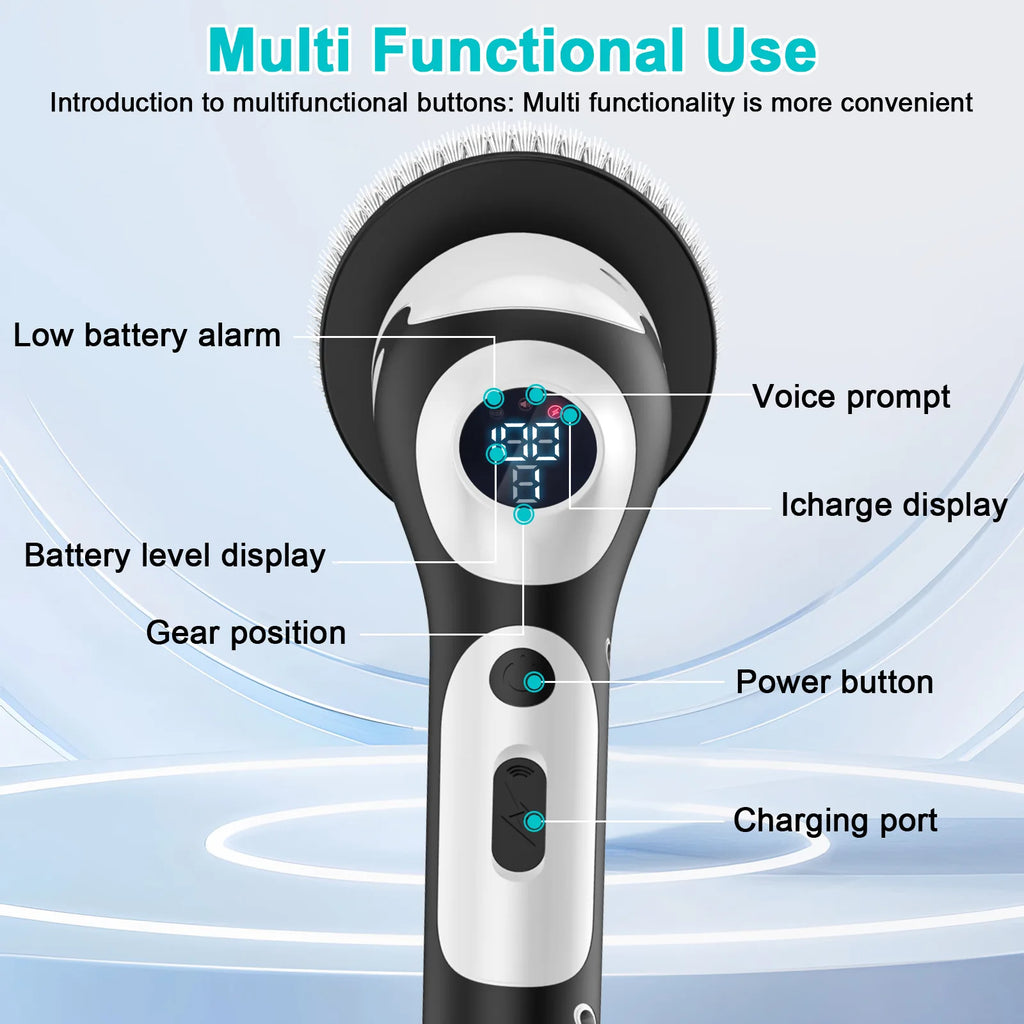 Electric Spin Scrubber - Multi-Surface Cleaning Brush