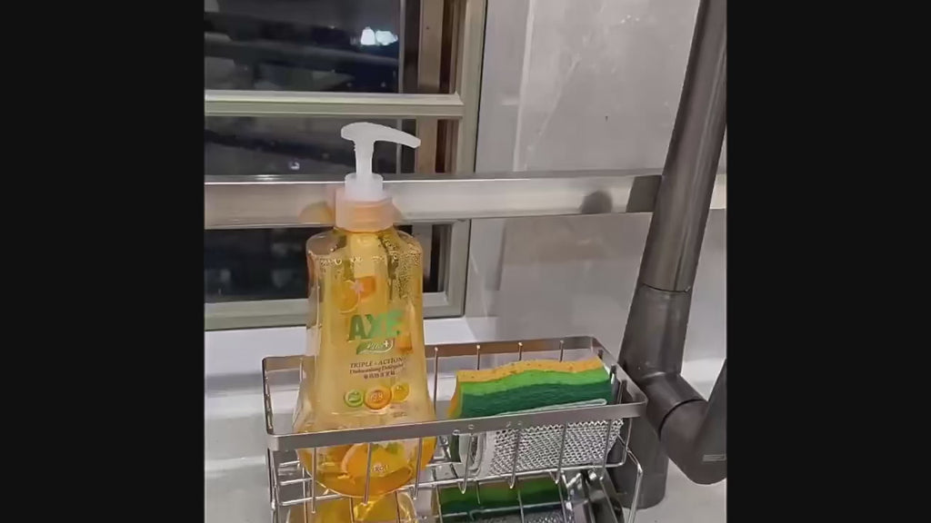 Stainless Steel Sink Organizer & Drain Rack