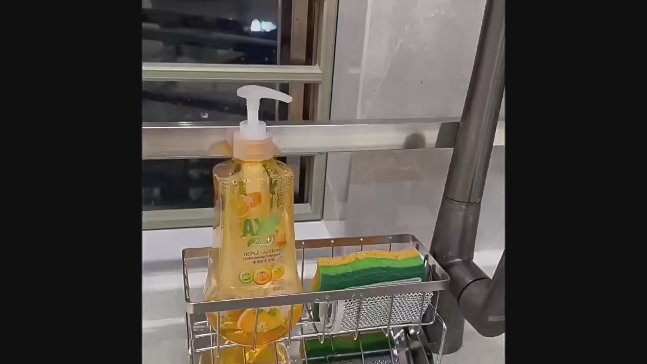 Stainless Steel Sink Organizer & Drain Rack