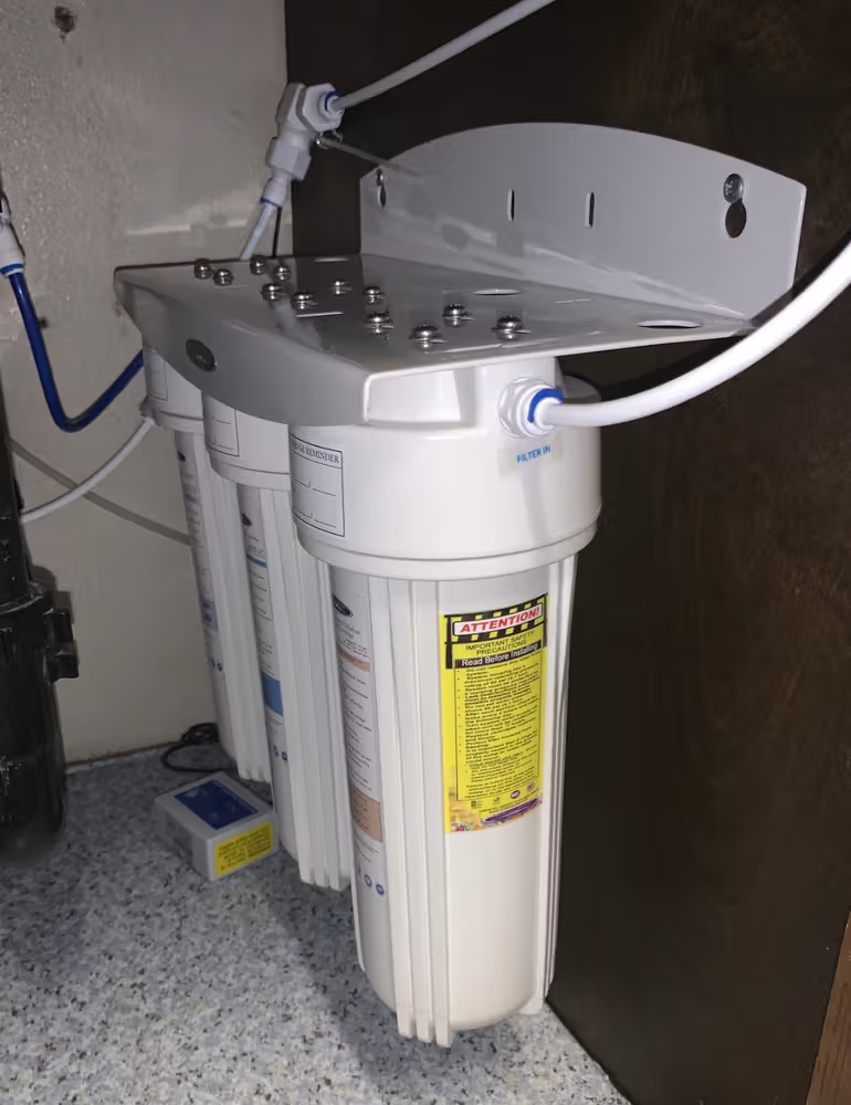 Crystal Quest SMART 3-Stage Under Sink Water Filter System - Triple