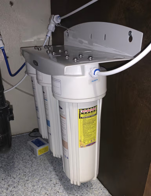 Crystal Quest SMART 3-Stage Under Sink Water Filter System - Triple
